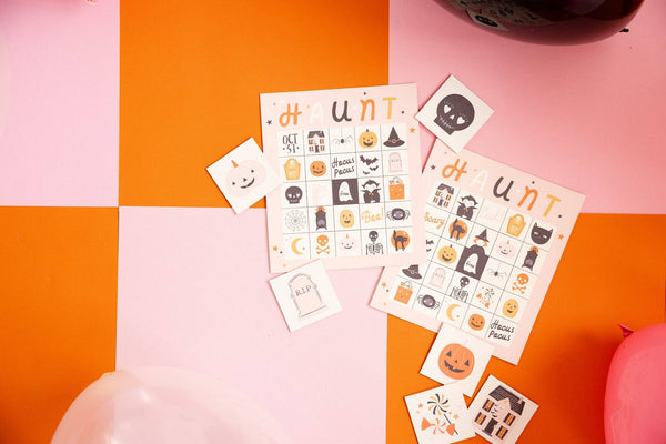 My Mind's Eye Halloweeen Hey Pumpkin Bingo Game