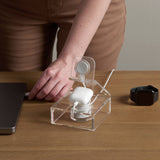 Russell Hazel Acrylic Watch + Earbud Bloc Charging Station