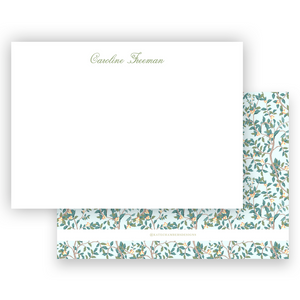 Chinoiserie Fruit Tree Lined Women's Stationary