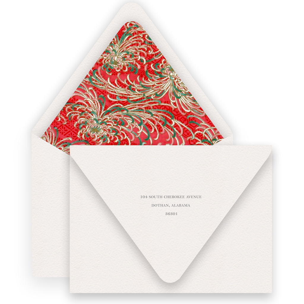 Oriental handmade Japanese Liners