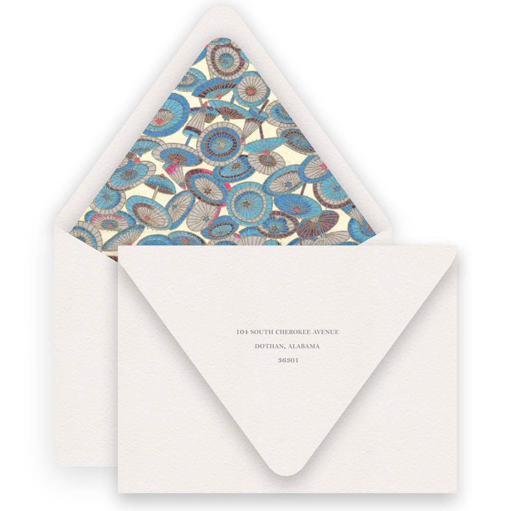 Oriental handmade Japanese Liners