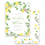 Lemon Tree Bridal Shower Invitation