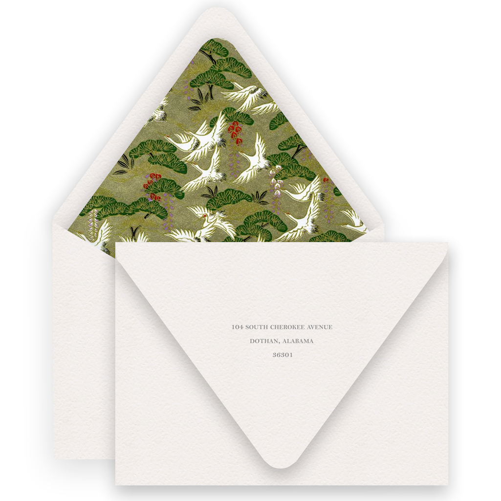 Oriental handmade Japanese Liners