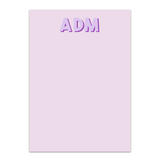 Girl's Bold Shadow Font Custom Notepad