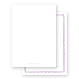 Watercolor Fringe Number Balloon with Scallop Border Birthday Party Invitation