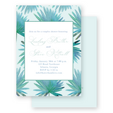 Summer Fiesta with Palm Border Couples Shower Invitation