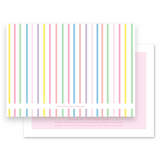 Festive Pink Pastel rainbow Balloons Birthday Party Invitation
