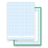 FORE! Watercolor Blue Gingham Golf Birthday Party Invitation