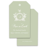 Light Green Peace on Earth Christmas Holiday Gift Tag
