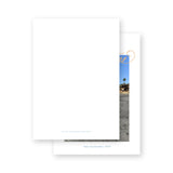 Simple modern peach on white "Merry Christmas " Holiday Card