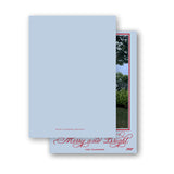Red and Blue "Merry and Bright " Holiday Card