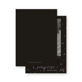 Chocolate and lilac  "Merriest Christmas " Holiday Card