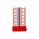 My Mind’s Eye Stars and Stripes Scallop Dinner Napkin