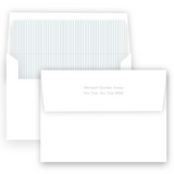 Boy's Blue Simple Modern Birth Announcement