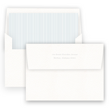 Boy's Blue Vintage Wreath with Bow Birth Announcement