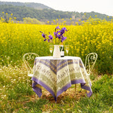 Couleur Nature Lavender Purple | French Tablecloth