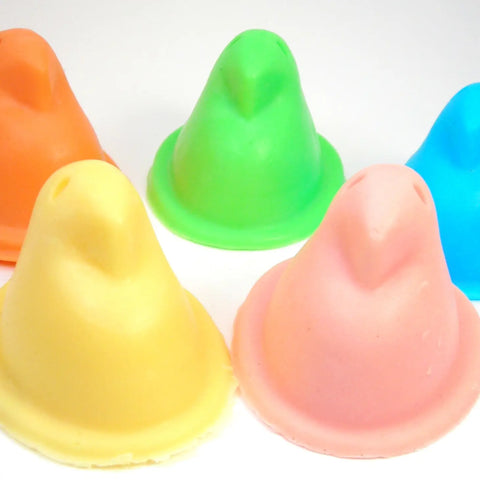 Peeps Easter bunny Soap Bars assorted pastel colors set of 5