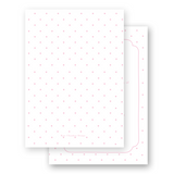 Watercolor Balloons with Dainty Dots Border Birthday Party Invitation