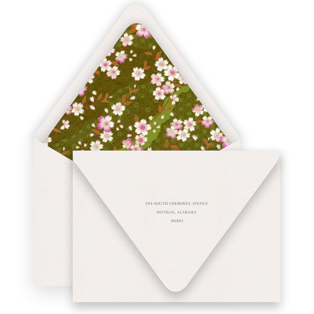 Oriental handmade Japanese Liners