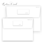Custom Rectangle Return Address Stickers