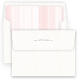 Pink Cross Baptism Invitation