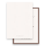 Brown Feather Detail with Border Rehearsal Dinner Invitation