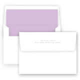 Watercolor Fringe Number Balloon with Scallop Border Birthday Party Invitation