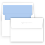 Watercolor Woodland Deer with Gingham Baby Shower Invitation