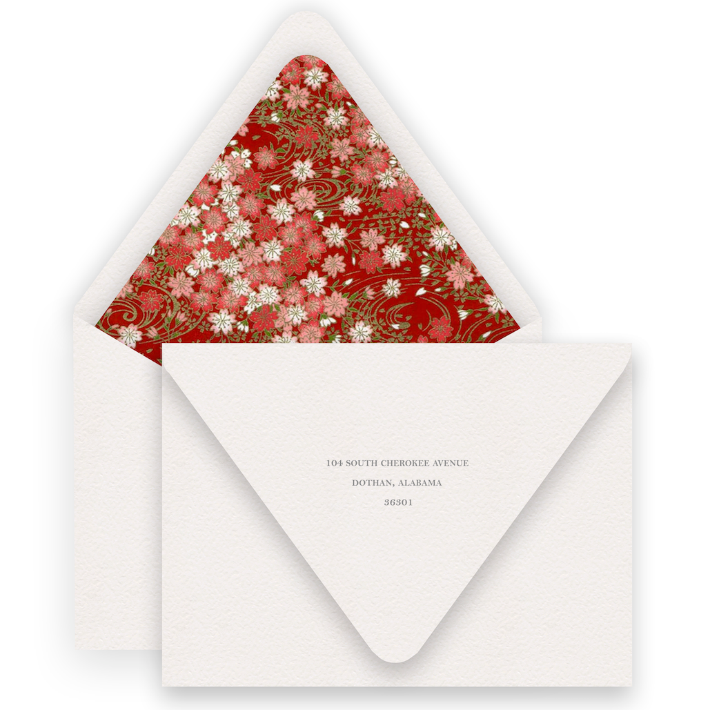 Oriental handmade Japanese Liners