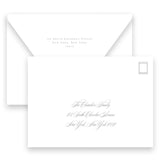 Girl's Tan Vintage Botanical Crest Birth Announcement