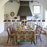 Jardin Red & Green | French Tablecloths