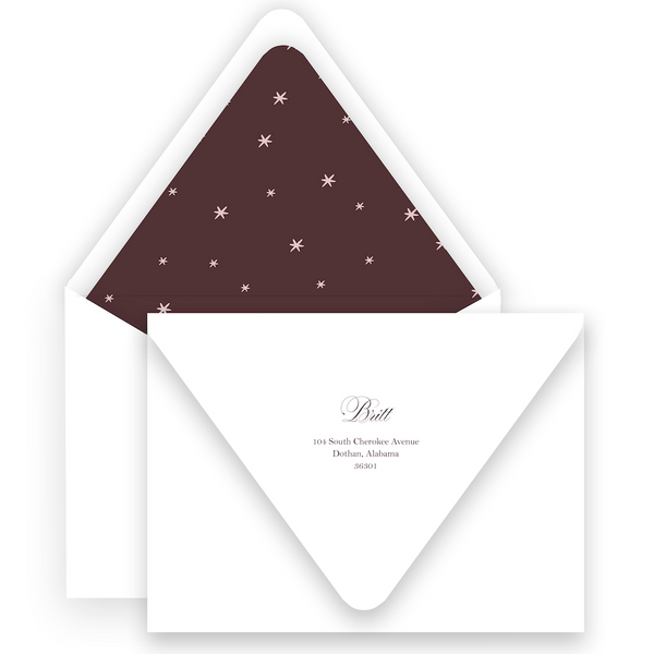 Claret and Blush Simple Script "Noel" Portrait Holiday Card