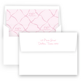 Watercolor Ribbon Border Barbie Inspired Birthday Party Invitation