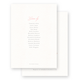 Watercolor Pink Ribbon with Florals Baby Shower Invitation