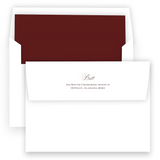 Maroon and Blue Slanted Script "Joyeux Noel" Landscape Holiday Card