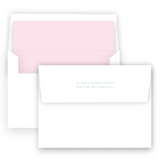 Pink Laurel Wreath Baby Shower Invitation