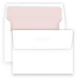 Pink Decorative Cross Baptism Invitation