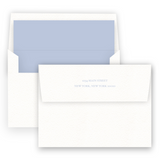 Vintage Periwinkle Border Bridal Shower Invitation