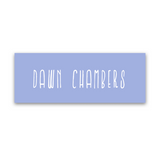 Girl's Simple Vinyl Sticker Label