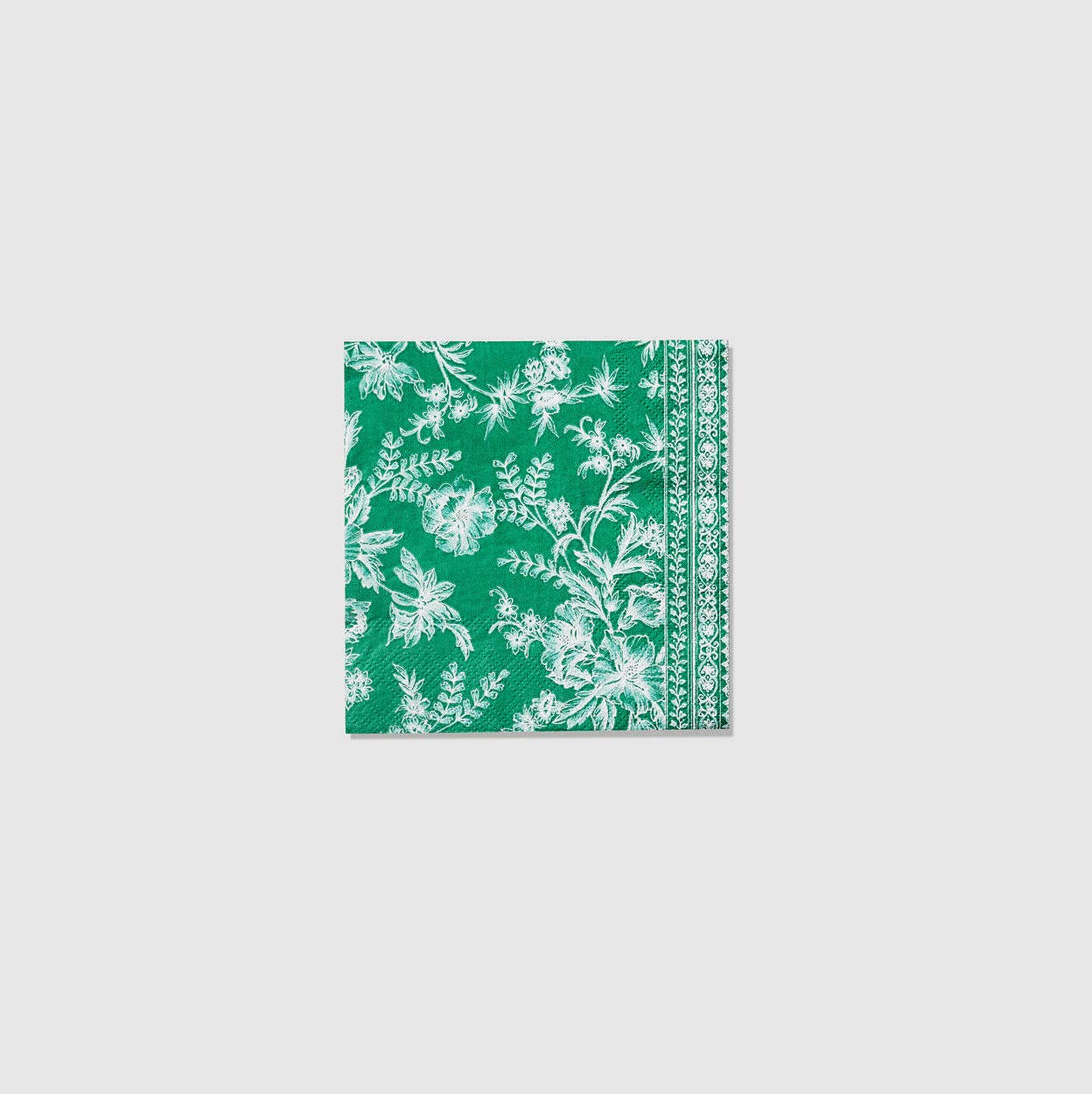 Emerald Toile Cocktail Napkins (25 per pack)