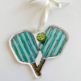 Pickleball Acrylic Christmas Ornament