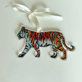 Tiger Blues Standing Acrylic Christmas Ornament