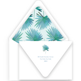 Summer Fiesta with Single Palm Couples Shower Invitation