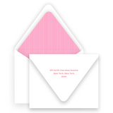 Girl's Ditsy Flowers Wavy Die Cut Border Stationery