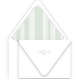 Watercolor Green Floral Bridal Brunch Invitation