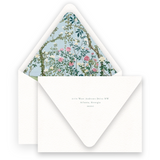 Watercolor Chinoiserie Blue Lined Women's Stationery