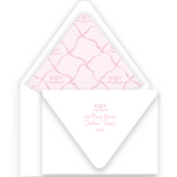 Watercolor Ribbon Border Barbie Inspired Birthday Party Invitation