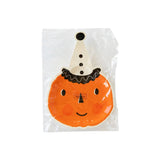 Vintage Halloween Pumpkin Shaped Plate