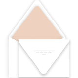 Girl's Tan Vintage Botanical Crest Birth Announcement