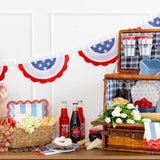 My Mind’s Eye Hamptons Petite Stars 9" Paper Plate